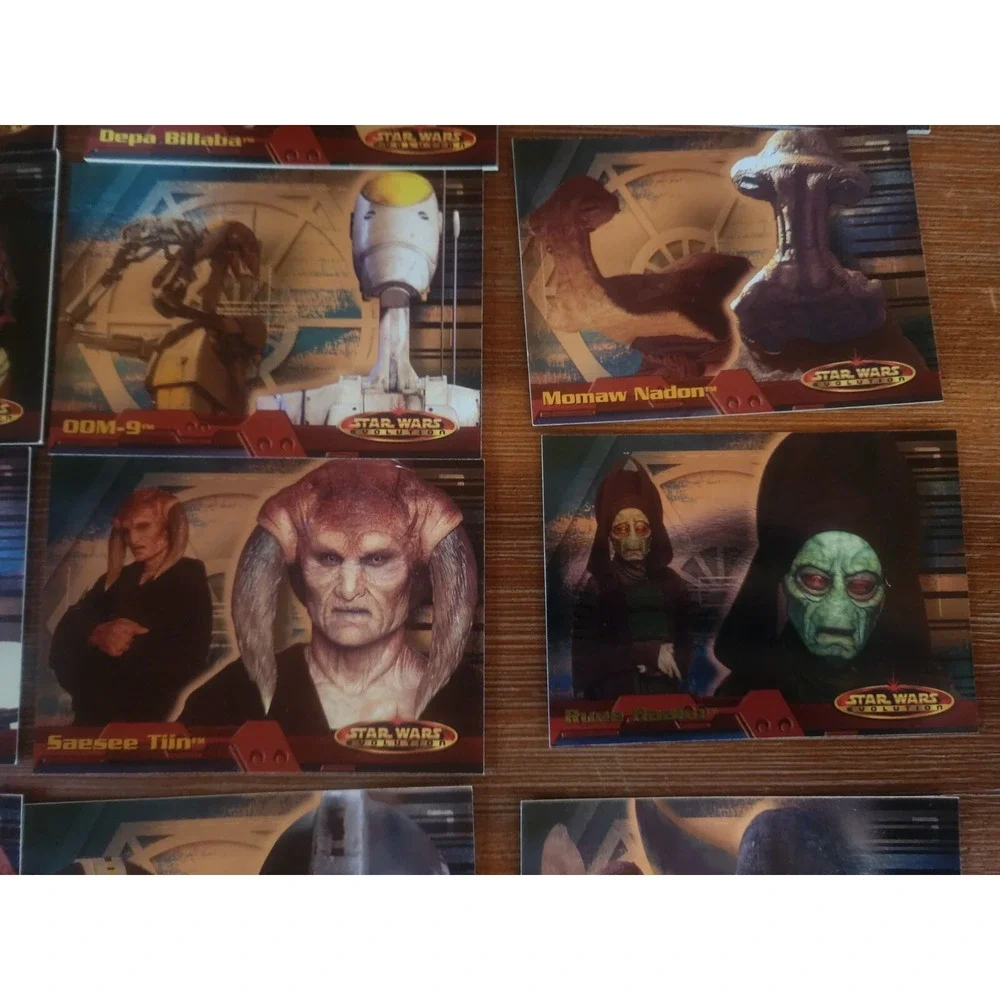 lot of 21 topps star wars evolution 2001 Leia Luke Skywalker Mace Windu Watto‎ - Picture 5 of 8